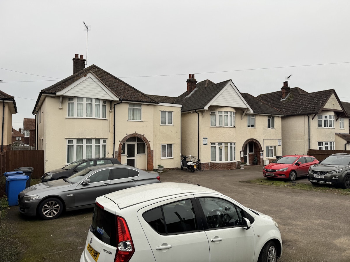 The former Warren Heath Care Home on Felixstowe Road in Ipswich is now operating as a HMO